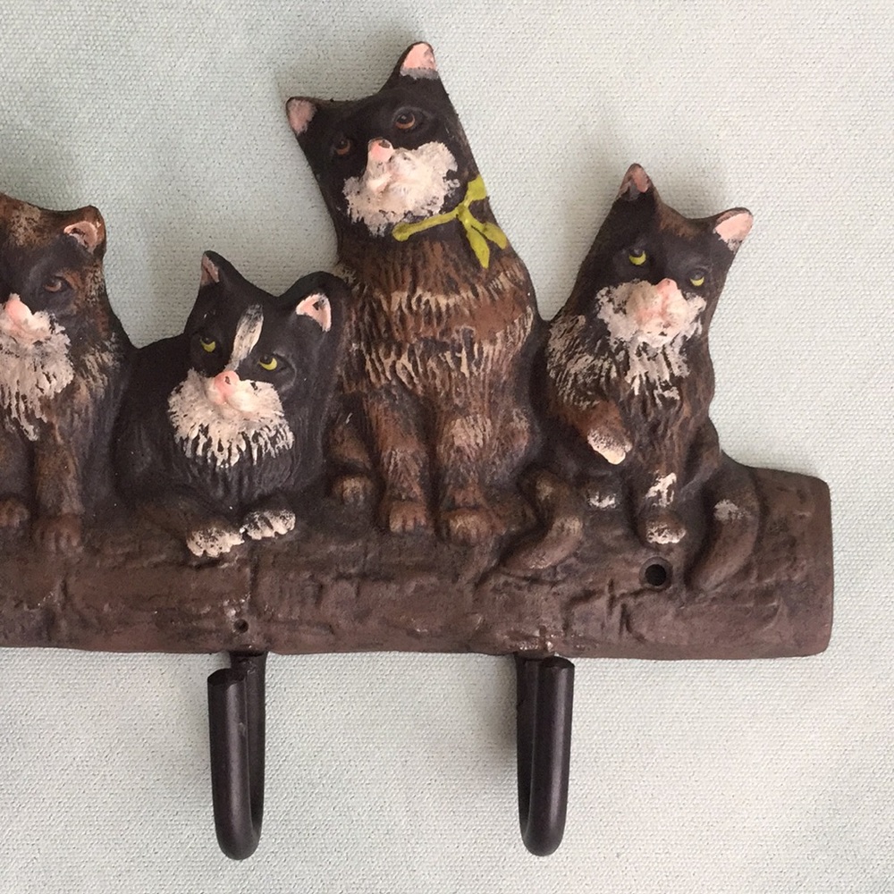 Cat Hanger Rack Cast Iron - Picture 12 of 15